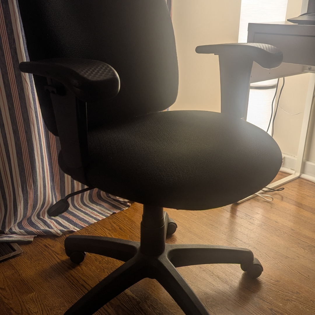 Next was my chair, as I sit on it a lot. When I get bored or need to think, I turn it from left to right. I was wondering if I could create an interaction for it.